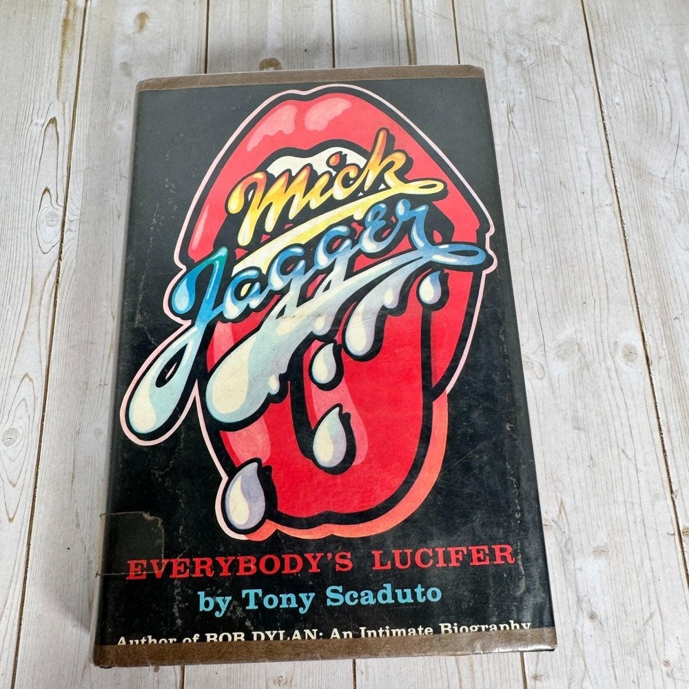 Mick Jagger Everybody's Lucifer Tony Scaduto 1974 First Edition Biography David